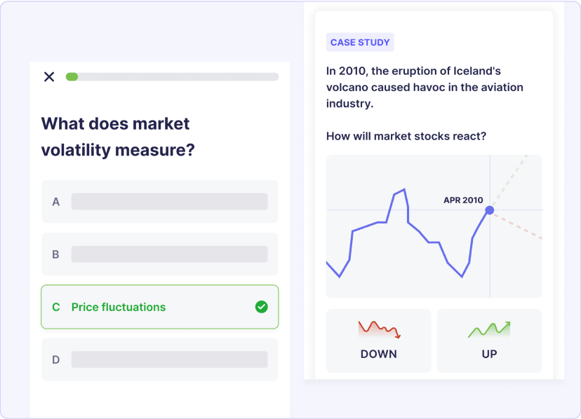 Finelo in-app investment courses illustration