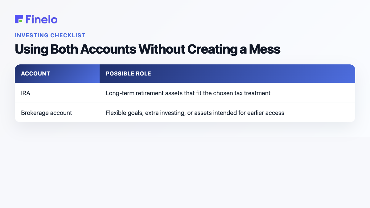 Using Both Accounts Without Creating a Mess: Account, Possible role