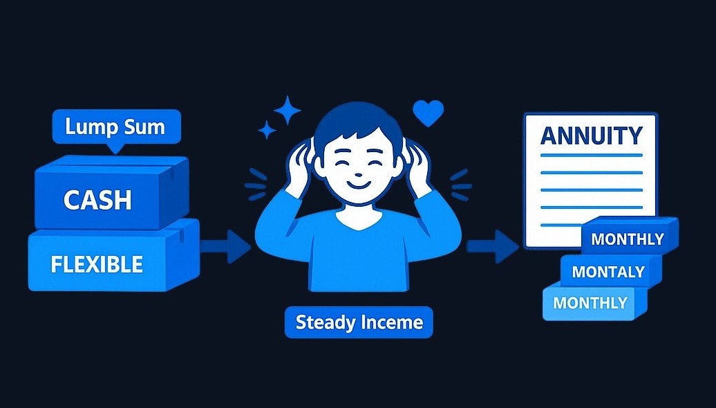 Example scenario: A retiree with adequate emergency cash and anxiety about withdrawal management uses an annuity for baseline income while keeping other assets flexible, addressing one specific stress point without solving every problem.