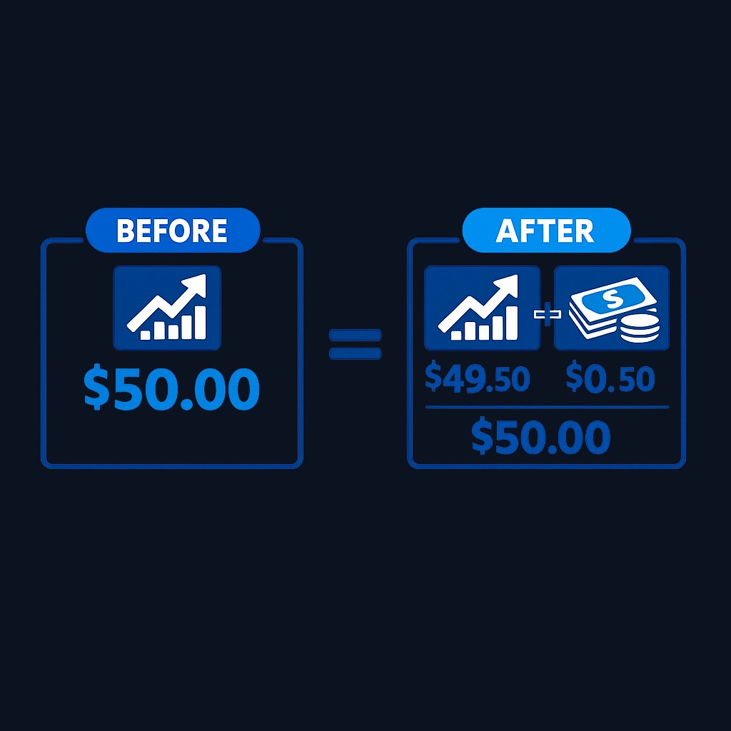 When a stock goes ex-dividend, the price typically adjusts downward by roughly the dividend amount. A shareholder who held through the cutoff maintains the same total value, now split between shares and a pending cash payment.