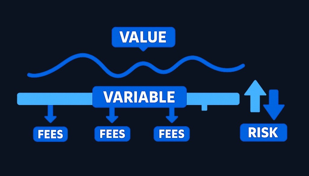 A variable annuity invests your money in subaccounts that move with the market. Your account value can rise or fall, and annual fees