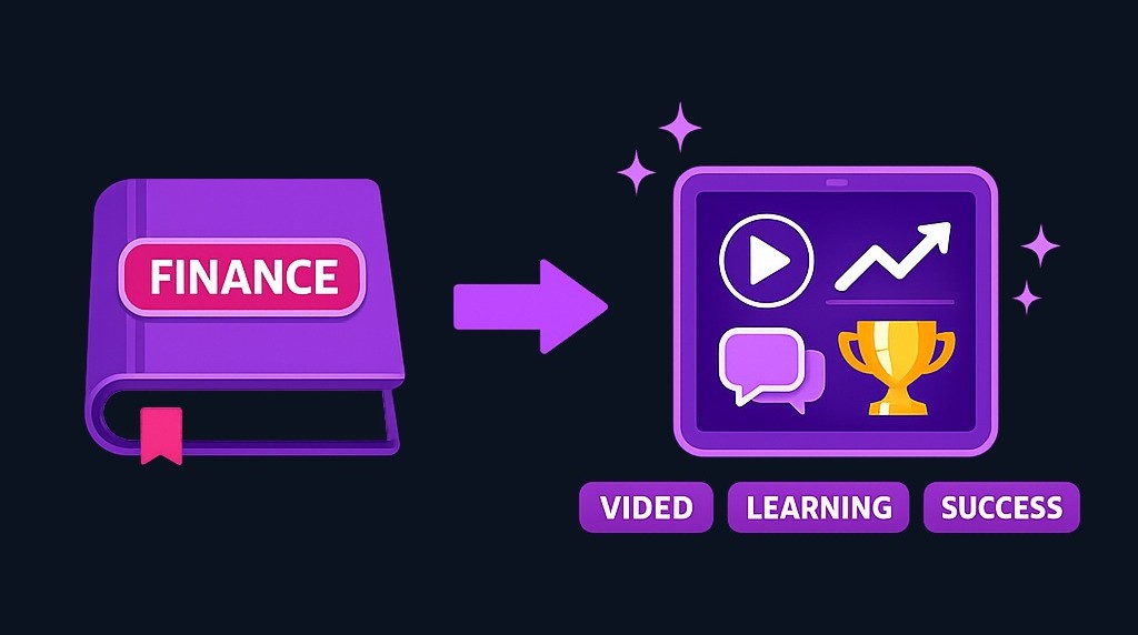The evolution of financial education: from static textbooks to dynamic, personalized online learning platforms that adapt to your pace and goals.