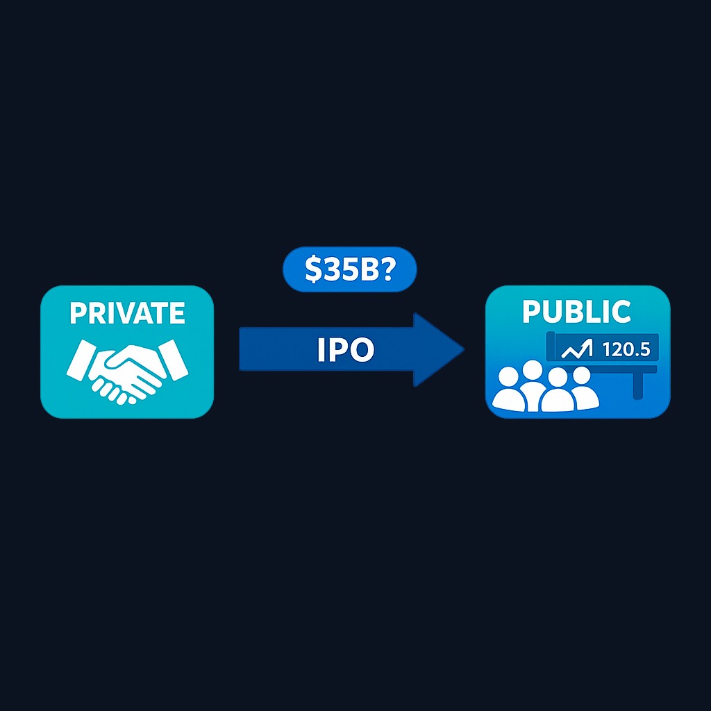 The IPO test: when a company goes public, its privately negotiated valuation faces continuous judgment from thousands of market participants who can buy or sell every day—turning a negotiated number into a live market price.