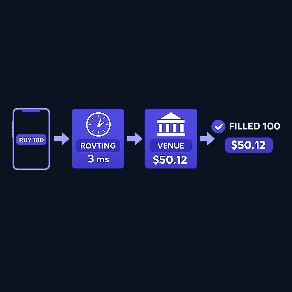 When you send a market order to buy 100 shares, your broker's system evaluates available quotes across venues and routes the order within milliseconds. The routing decision happens invisibly but determines your final execution price.