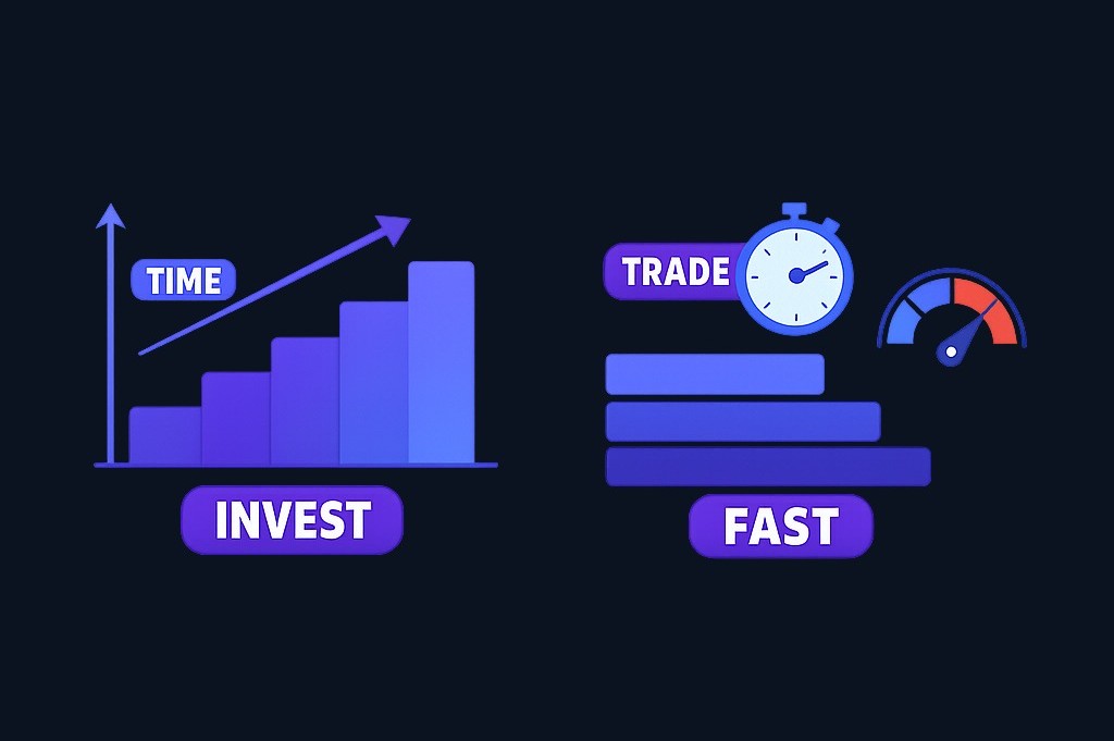 In long-term investing, time works as an ally through compounding—returns build on earlier returns over years. In active trading, time