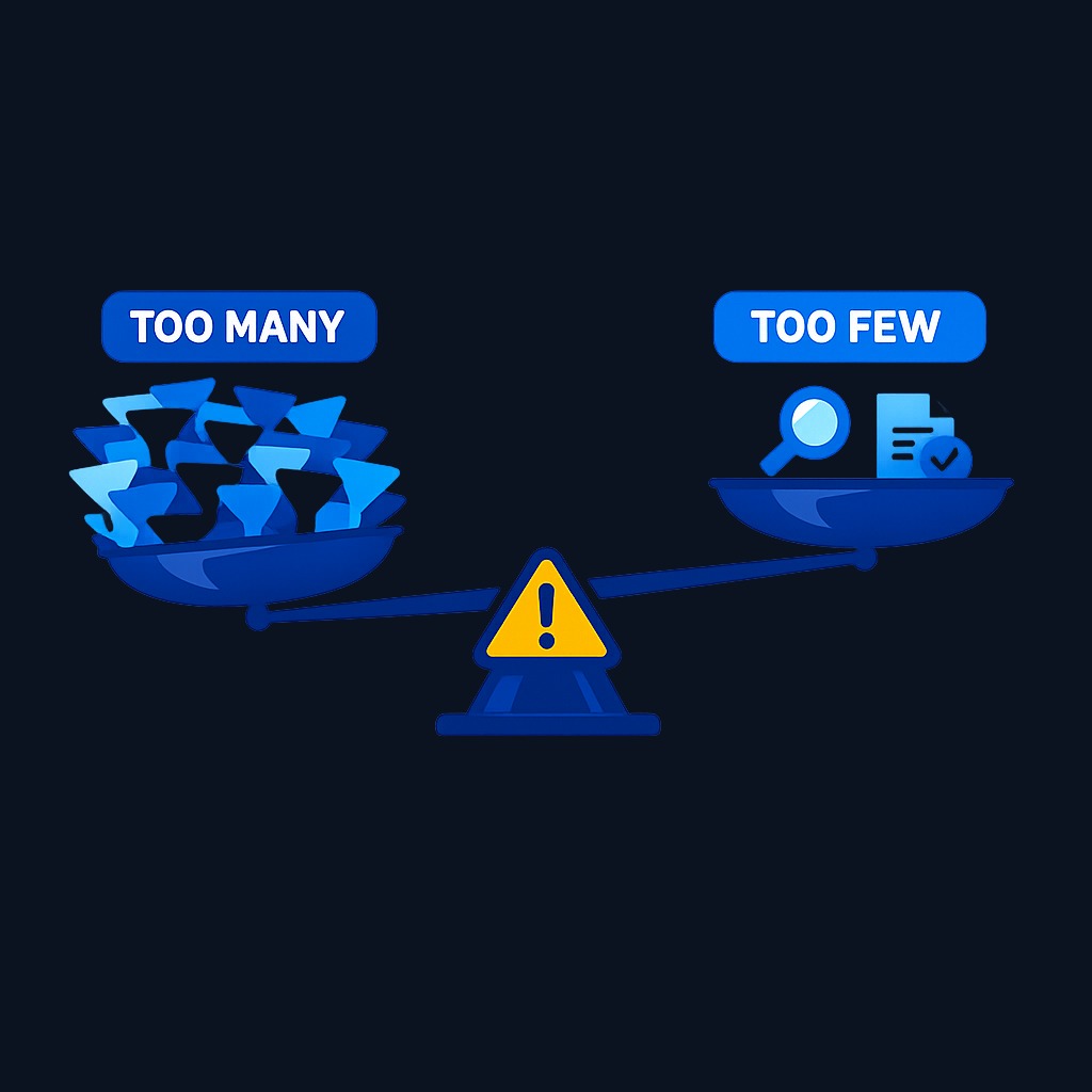 Common screening mistakes: over-filtering hides good candidates, chasing a single metric attracts distressed companies, ignoring ratio definitions causes false positives, and treating results as buy signals skips essential research.