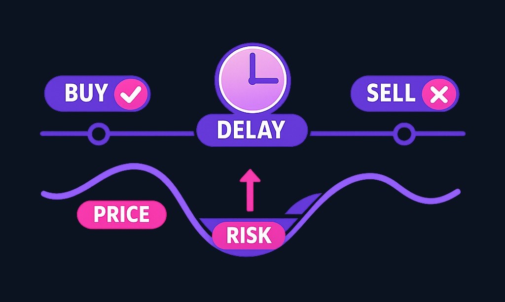 When one side of an arbitrage trade executes but the other fails or delays, the trader is left with an unhedged position exposed to market movement—a key execution risk.