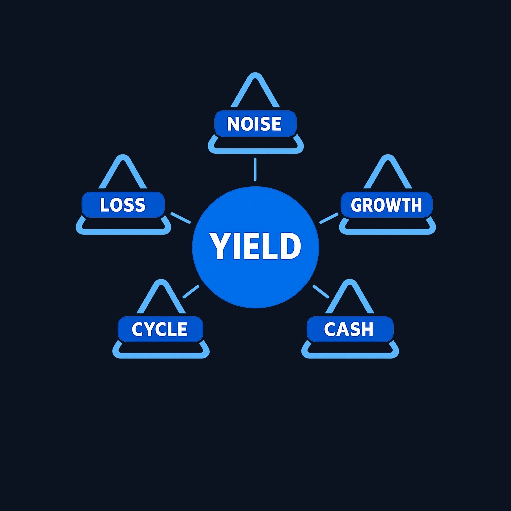 Earnings yield has several important limitations: it breaks with negative earnings, can be distorted by one-time events, ignores future growth prospects, and doesn't represent cash you'll receive. Always use it alongside other metrics.