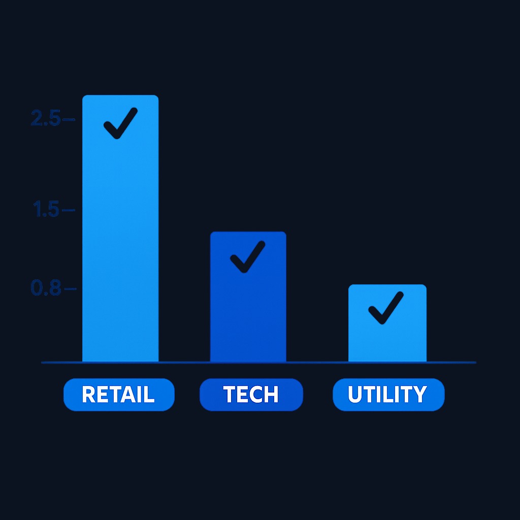 Asset turnover varies dramatically by industry. A supermarket at 2.5 and a railroad at 0.4 can both be excellent operators. Always compare